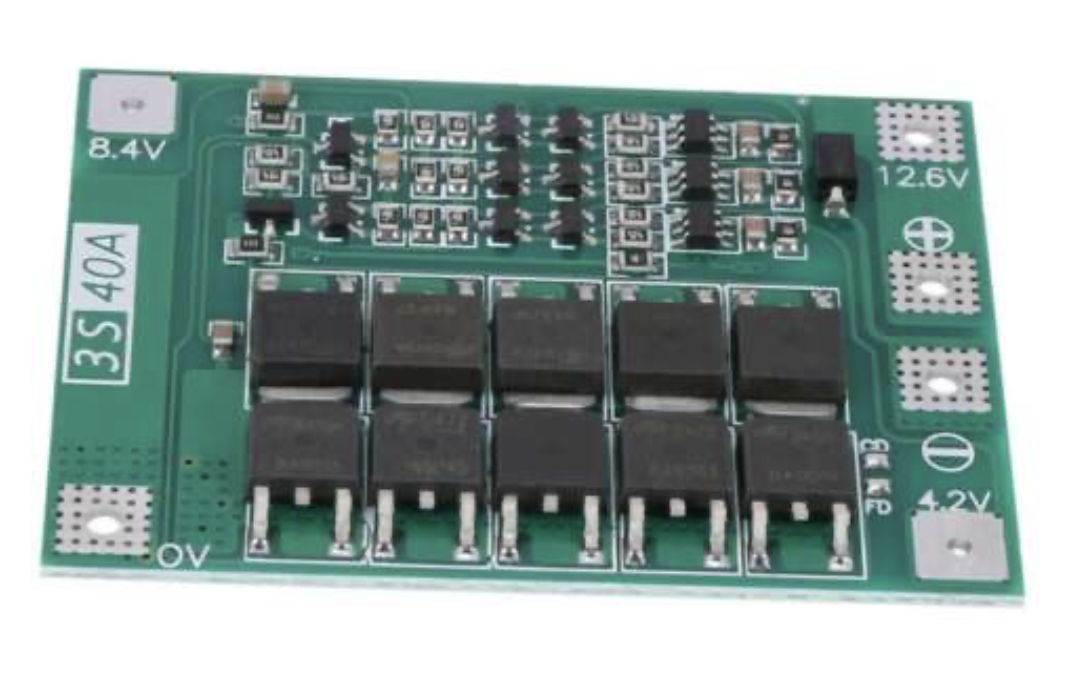 3S 40A 12.6V Li-ion BMS Protection Board