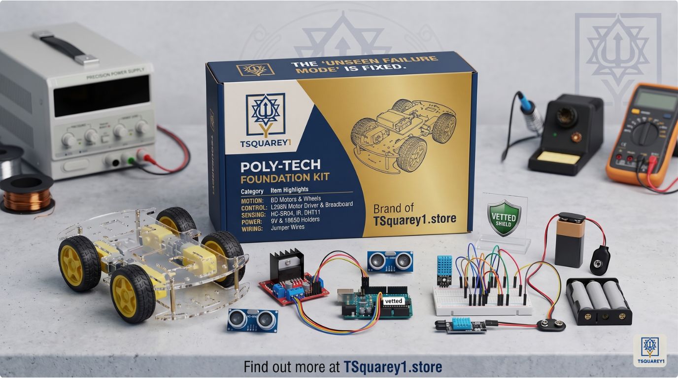 Poly-Tech Foundation Kit | Industrial-Grade Mechatronics & Electrical Project Base